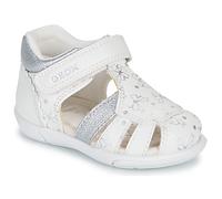 Geox Baby B Sandal ZAPITO Girl, White/Silver, 5 UK Child