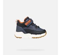 Geox Flexyper Bungee Tex Navy Black Kids Toddler Boys Boots B661KA-C0045 in a Plain Man Made in Size 24