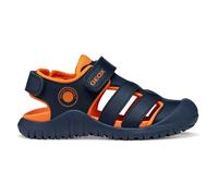 Geox Boy's J S. Fusbetto Pro Bo Sandal, Navy Orange, 25 EU