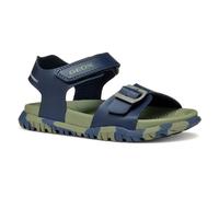 Geox Boys J Fusbetto Bo Sandal, Navy Military, 5 UK