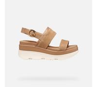 Geox Gardenia Wedge Sandals Brown EU 38 Woman