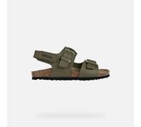 Geox Boys J Ghita BoySandal, Military, 26 EU Schmal