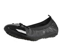 Geox Girl's J Piuma Bal.f Ballerina, Black, 12.5 UK