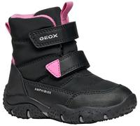 Geox Girls' B Baltic Girl B Abx Ankle Boots, Black fuchsia, 25 EU