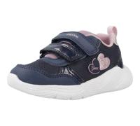 Geox Girls' B Sprintye Girl C Trainers, Navy Old Rose, 6 UK