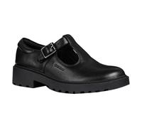 (11 UK Child, Black) Geox Girls Casey Leather Mary Janes