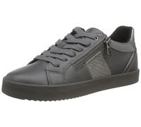 Geox Girls' D Blomiee ESneaker, Dark Grey, 5 UK