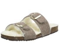 Geox Girls D Brionia A Slippers, Dk Taupe, 6 UK