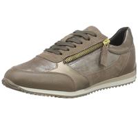 Geox Women's D Calithe A Sneaker, Dk Taupe, 5 UK