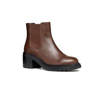 Geox Girls' D Damiana Ankle Boots, Dk Brown, 4 UK