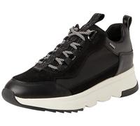 Geox Women's D Falena B ABX D Sneaker, Black, 5 UK