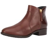 Geox Girls D Felicity Ankle Boot, Brown, 3 UK