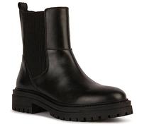 Geox Girls D Iridea Ankle Boot, Black, 3 UK