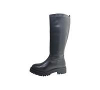 Geox Girls' D Iridea Knee High Boot, black, 3 UK