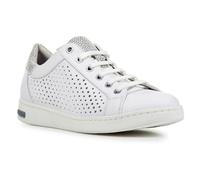 Geox Girls' D Jaysen B Trainers, White Lt Silver, 5 UK