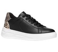 Geox Girls' D Ljuba Trainers, Black Gun, 3 UK