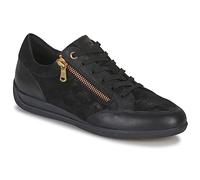 Geox Girls D Myria C Sneaker, Black, 7 UK