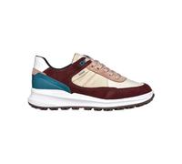 Geox Girls D Pg1x B ABX Sneaker, Wine Cream, 6.5 UK