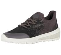 Geox Girls' D Spherica Actif Trainers, Black Anthracite, 5 UK