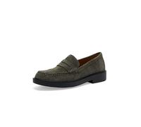Geox Girls D Spherica Ec1Loafer, Dark Grey, 4 UK