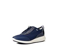 Geox Women's D Spherica Sneaker, Navy, 6 UK