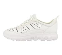 Geox Girls' D Spherica Trainers, White, 7 UK