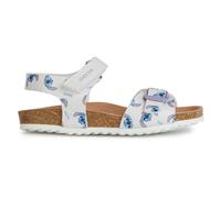 Geox Girls' J Adriel Girl C Sandals, C1m4b Lt Ivory Avio, 7 UK