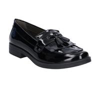 Geox Girls J Agata A Slip On Leather Shoe1.5 UK Black FS6770