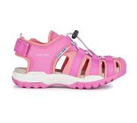 Geox Girls J Borealis Girl B Sandals, Fuchsia Lt Coral, 7 UK