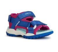 Geox Girl's J Borealis Sandal, Dk Royal Cyclamen, 13 UK