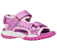 Geox Girl's J Borealis Sandal, Pink Purple, 33 EU