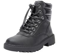 Geox Girl's J Casey B ABX Ankle Boot, Schwarz, One Size