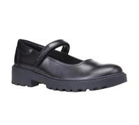 Geox Girls J Casey G. P Leather School Shoes / 6.5 UK Child Black FS12090