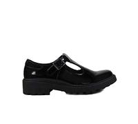 Geox Girl's J Casey Girl Ballerina, Black, 6.5 UK