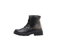 Geox Girl's J Casey Ankle Boot, Black Multicolor, 1
