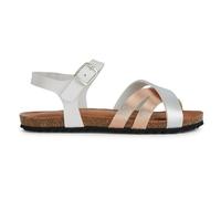 Geox Girls J Chilene Gir Sandal, White Rose Gold, 8.5 UK Child