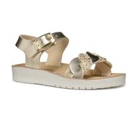 Geox Girls J Costarei Gi Sandal, Platinum, 1 UK