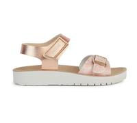 Geox Girls J Costarei Gi Sandal, Rose Gold, 7 UK Child