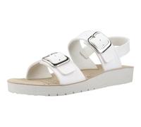 Geox Girls J Costarei Gi Sandal, White, 11.5 UK Child