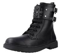 Geox Girls' J Eclair Girl Ankle Boot, Black Gun, 1.5 UK