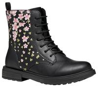 Geox Girls' J Eclair GirlAnkle Boot, Black Rose, 2.5 UK