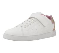 Geox J ECLYPER Girl Sneaker, White/Rose, 1.5 UK