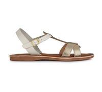 Geox J Sandal Eolie Girl, Lt Ivory Platinum, 1.5 UK