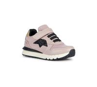 Geox J Fastics Kids Girls Trainers Size: 3 Colour : Antique Rose/Black