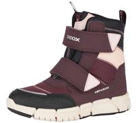 Geox Girl's J Flexyper B AB Ankle Boot, Dk Burgundy, One Size