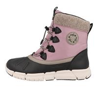 Geox Girl's J Flexyper Girl Ab Ankle Boots, Black Dk Pink, 13 UK