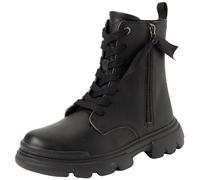Geox Girl's J Junette Ankle Boot, Schwarz, One Size