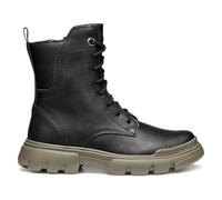Geox Girls' J Junette Girl Ankle Boot, black olive, 5 UK
