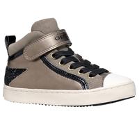 Geox Girl's J Kalispera Girl M Sneakers, Beige B, 10 UK Child