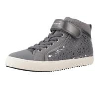 Geox Girls J Kalispera Sneaker, Dk Grey, 12.5 UK
